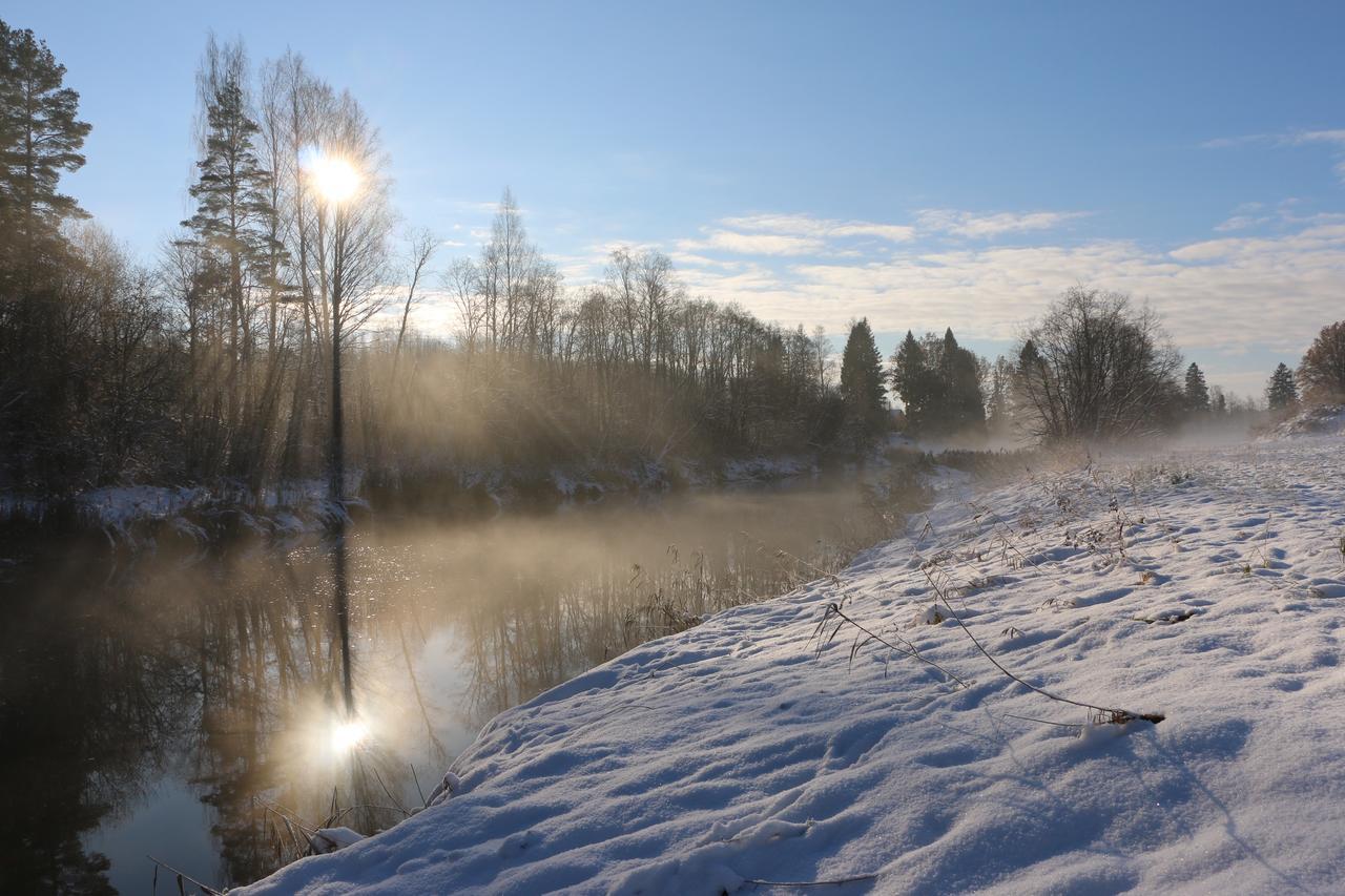 Piesta Riverside Cottage In Soomaa Region Kullimaa المظهر الخارجي الصورة